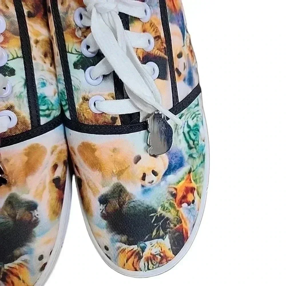 THE Bradford Exchange Animal Kingdom Canvas shoes. Size 8 - Picture 8 of 16